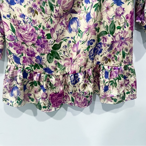 RARE Zara NWT Satin Effect Print Dress - Picture 10 of 11